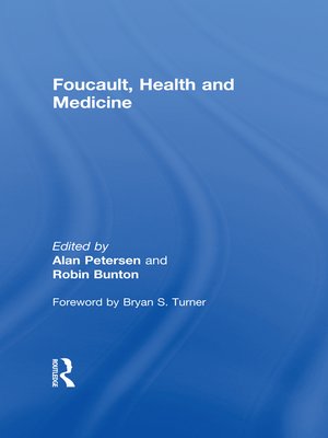cover image of Foucault, Health and Medicine